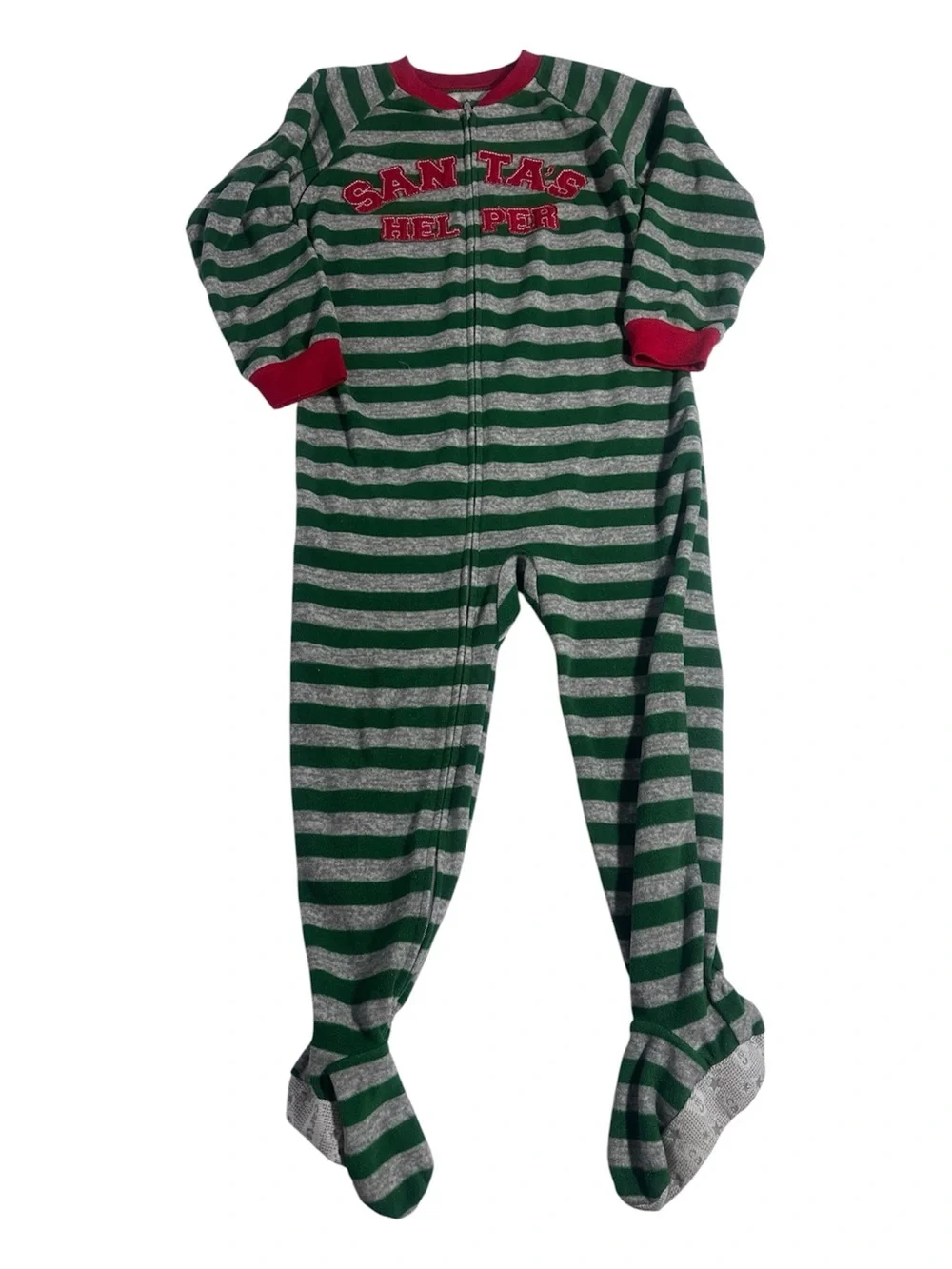 Carter’s Santa’s Helper onesie pajama toddler 4T